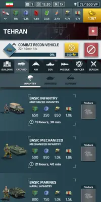 Conflict of Nations WW3 android App screenshot 8